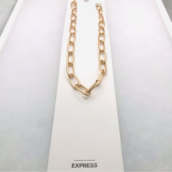 Express Gold Link Chain Necklace - Picture 1 of 6